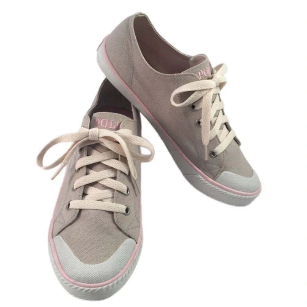 Ralph Lauren Polo Youth Low Top Sneakers Size 3